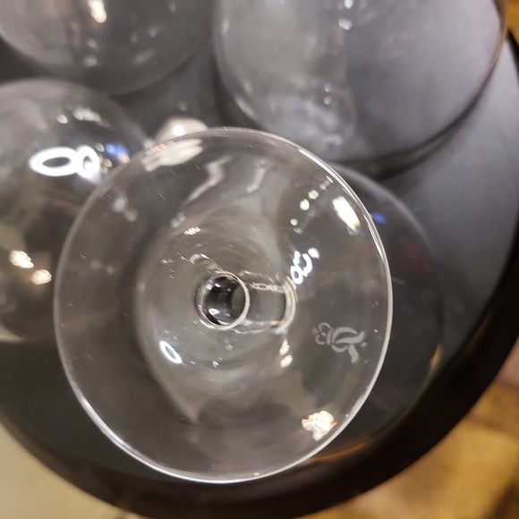 Set of 4 Rosenthal Crystal Drink Glasses Signed - Picture 10 of 12